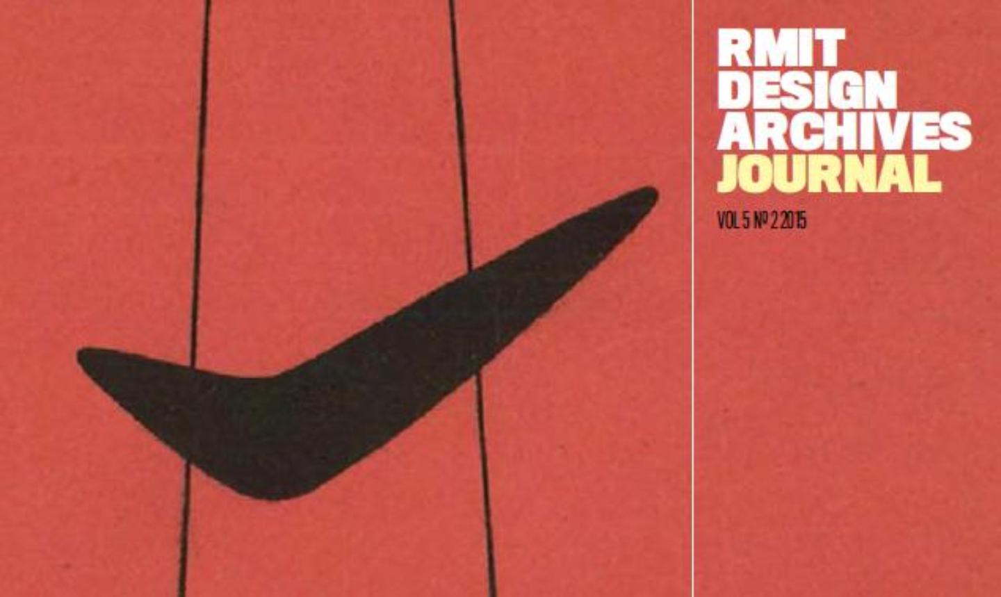 cover of RMIT Design Archives journal